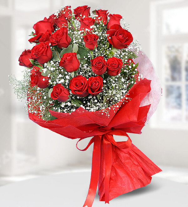Kirmizi Gul Buketi (21'li)